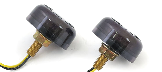 Blinkers Led Micro Disc, Smoke Lens, M6 Bolt