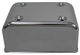 Electrical Panel Cvr,Dyna 1991-98, Chr