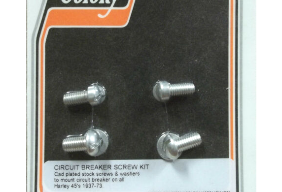 Circuit Breaker Screw Kit,1937-73 45", Cad