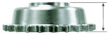 1/2" Offset Drev 5V B/T 85-/1994-06, 22T - 2