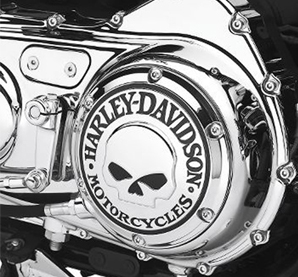 Derby Cover Skull XL 2004-16, Chr