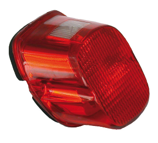 Baklampglas L2003-12 ,Laydown Röd