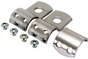 Klamma 3-Del, 7/8", 1/2" Hål Chr - 2