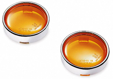 Turn Signal Trim Rings Amber Fr.+Bak 2001-19