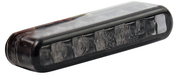 LED Baklampa, Shorty, Smoke Lens