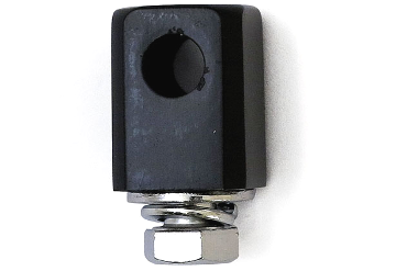 Strålkastarfäste 3/4"*3/8-24, Svart