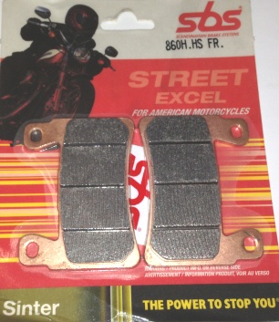 Br. Belägg Fram  XR 1200 2008-13 ,Fram Fxst 2015-20,Sbs