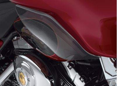 Air Deflector 1996-13 Electra/Street Glide,Rökfärg.