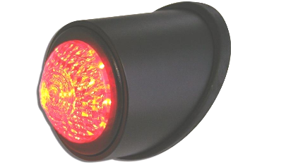 Old School LED baklampa,E-märkt,Svart