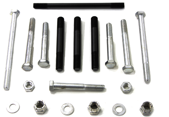 Motor Case Bolt Kit  XL 1957-76, Cad