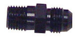Anslutn. 1/4" Npt till svivel #6 rak,  Svart