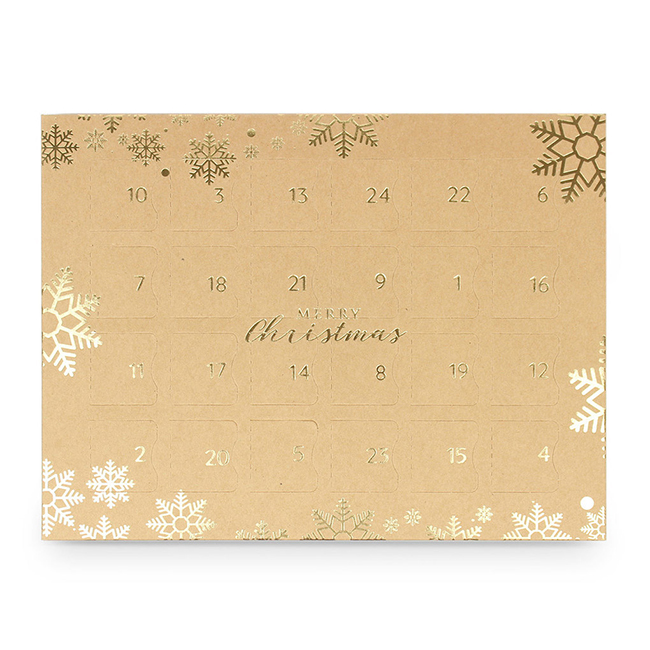 Adventskalender premium, Snöflinga natur