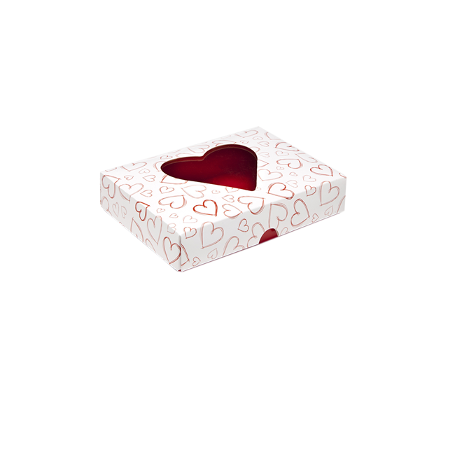 Lid for 12-piece Praline Box, Love