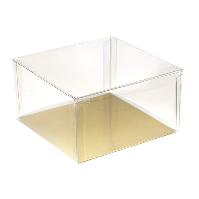 Clear base & lid box, 102x102x56