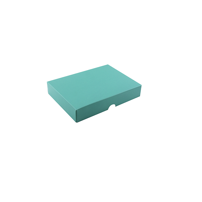 Lid for 12 piece chocolate box, aqua