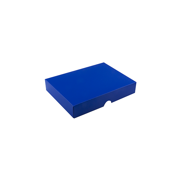 Lid for 12 piece chocolate box, blue