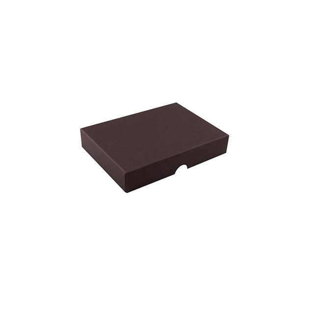 Lock till 12-bitars pralinask, brun struktur