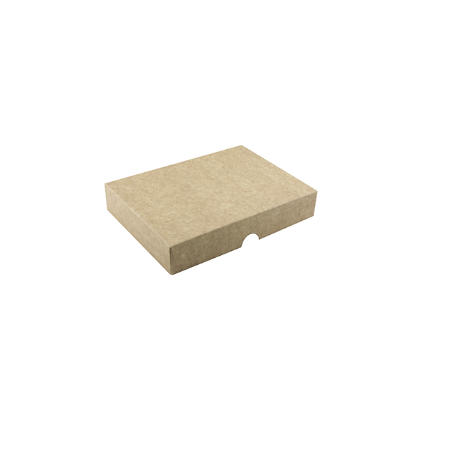 Lid for 12 piece chocolate box, natural kraft