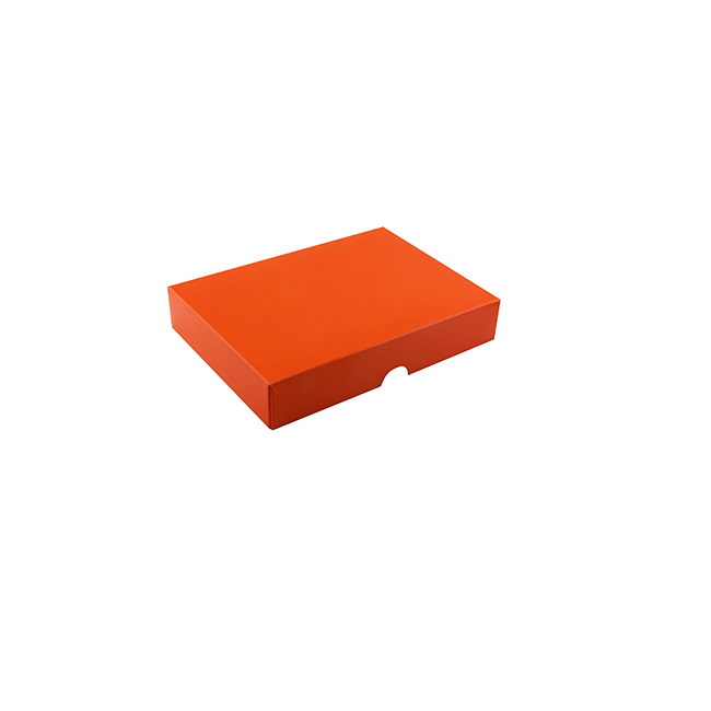 Lid for 12 piece chocolate box, orange