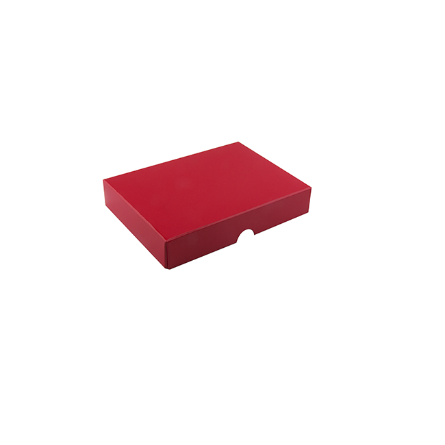 Lid for 12 piece chocolate box, red