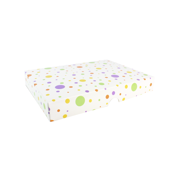 Lid for 24 piece chocolate box, spots & dots