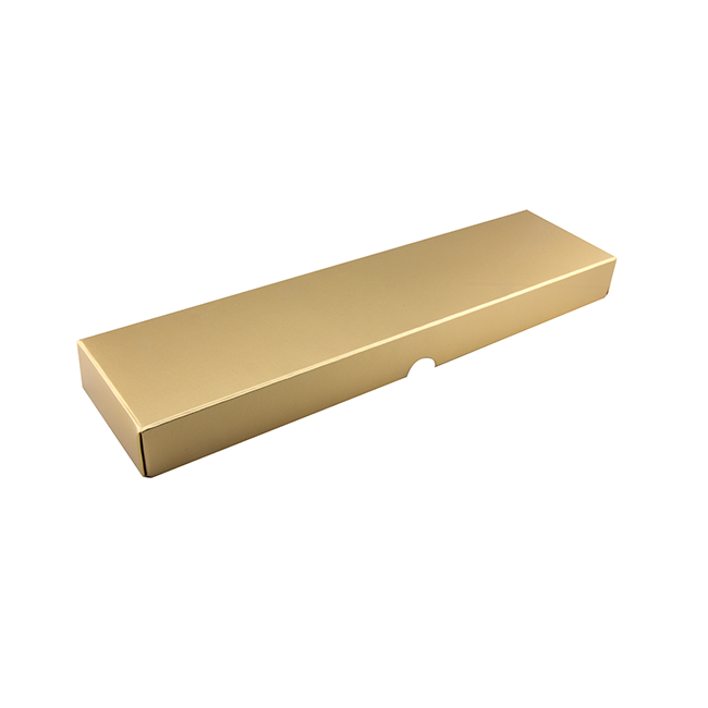 Låg til 16-stk. chokoladeæske, mat guld