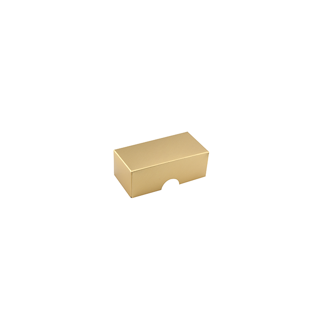 Lock till 2-bitars pralinask, matt guld