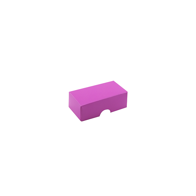 Lock till 2-bitars pralinask, rosa