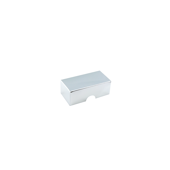 Lock till 2-bitars pralinask, silver