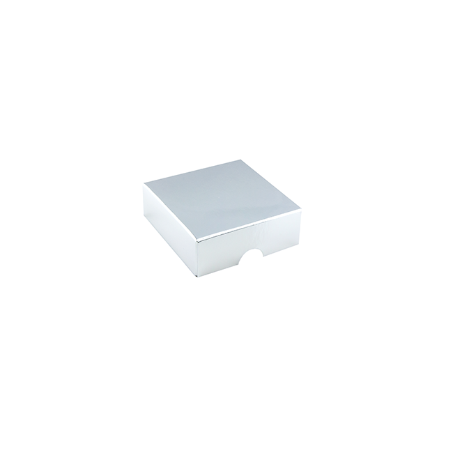 Lock till 4-bitars pralinask, silver