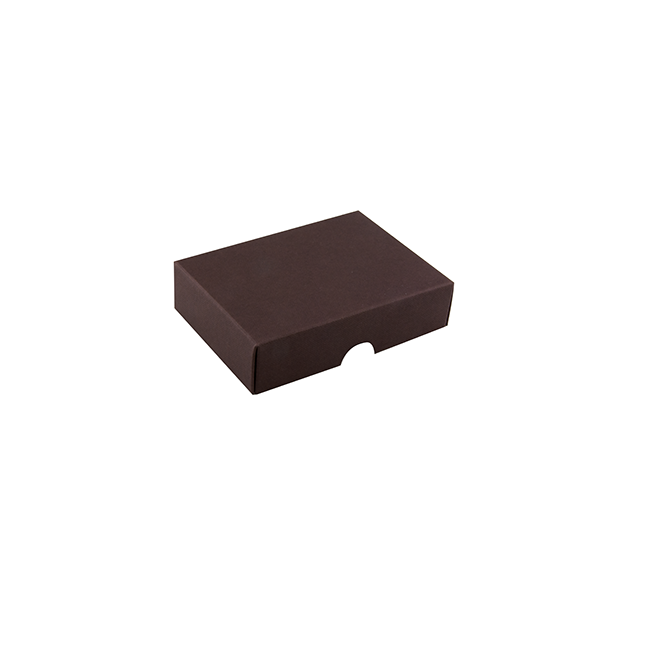 Lock till 6-bitars pralinask, brun struktur