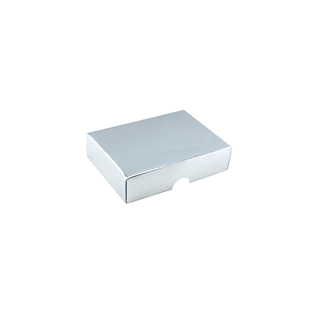 Lock till 6-bitars pralinask, silver