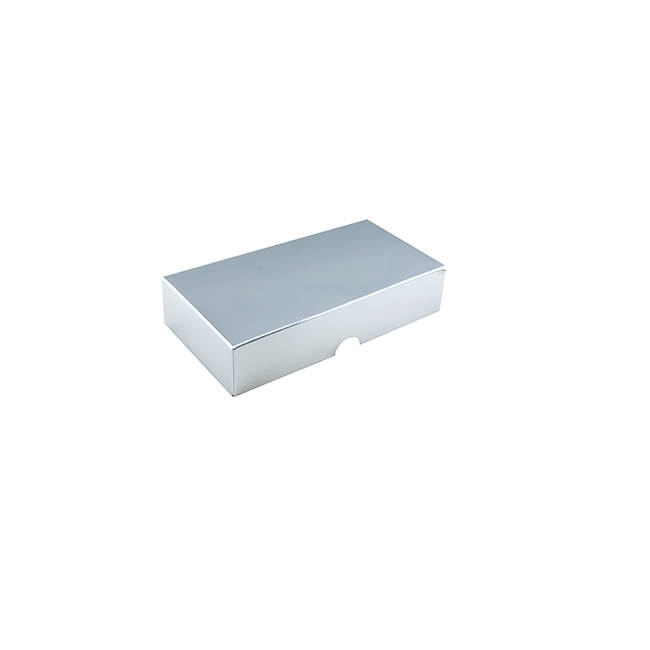 Lock till 8-bitars pralinask, silver