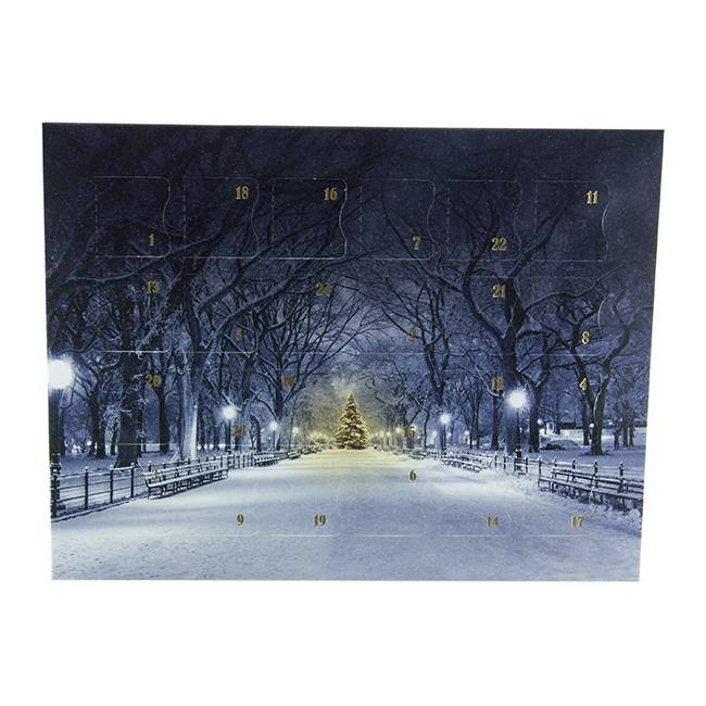 Adventskalender premium, Vinterpark