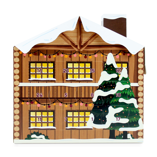 Adventskalender premium, 3D Ski Lodge