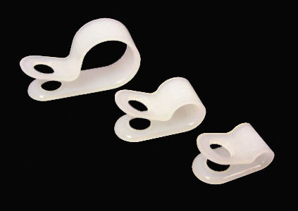 Enkel kabelklämma - 1/8", 1/4", & 1/2" Diameter