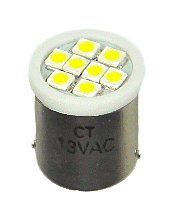 89 LED Flasher - Kall Vit