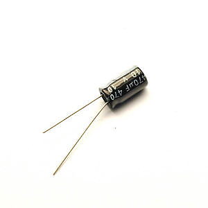 Capacitor (radial) 470 µF 10V