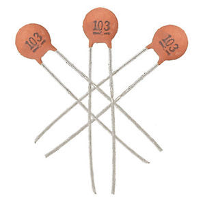 Capacitor (radial) 0,01 µF 50V