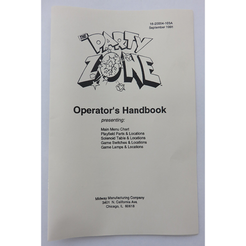 Party Zone - Operator Handbook