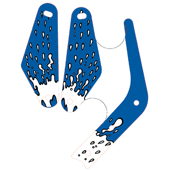 White Water - Slingshot Plastics (pair)
