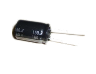 Capacitor (radial) 150 µF 160V