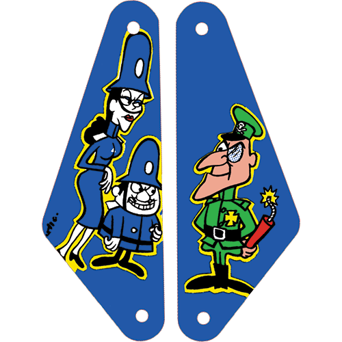 Adventures of Rocky and Bullwinkle and Friends - Slingshot Plastics (pair)