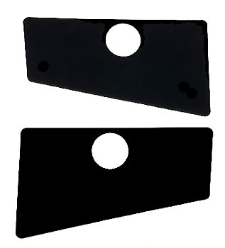 PinGuard Flipper Button Wear Protector Set - Black