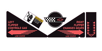 Corvette Apron Decal Set