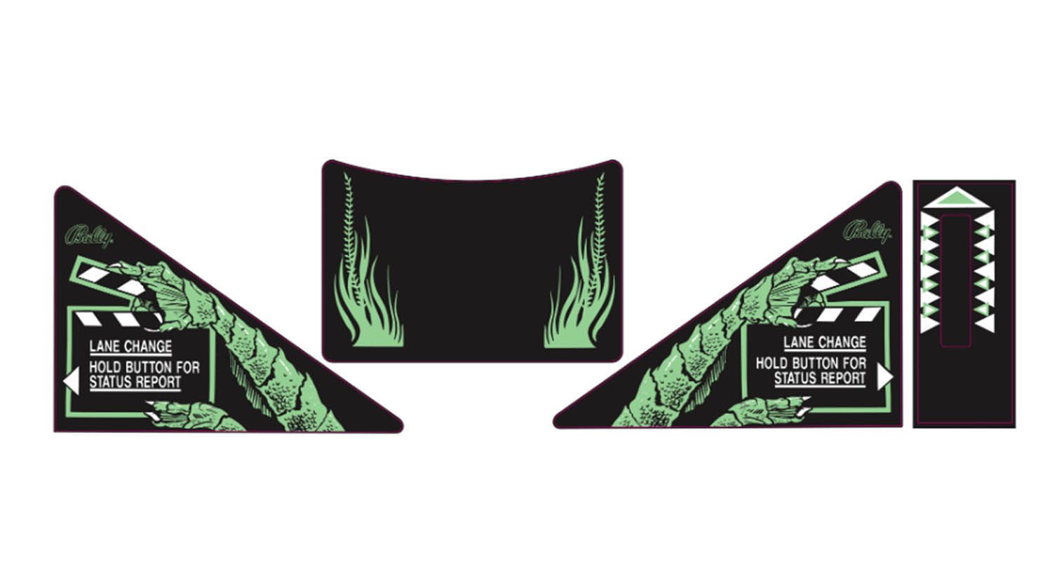 Creature from the Black Lagoon Apron Decal Set
