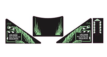 Creature from the Black Lagoon Apron Decal Set