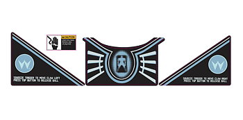 Demolition Man Apron Decal Set