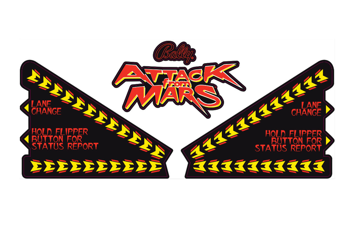 Attack from Mars Apron Decal Set