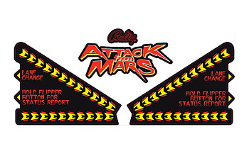 Attack from Mars Apron Decal Set